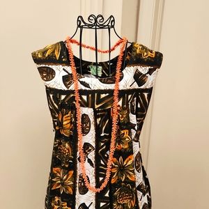 BOGO Faux coral tiki necklace